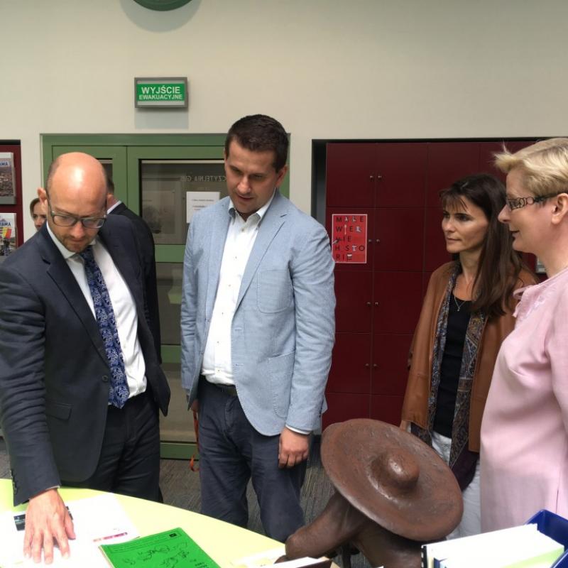 Powiększ obraz: Wizyta Prezesa Urzędu Statystycznego Malty w CBS