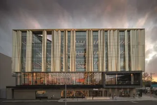 Powiększ obraz: Budynek Biblioteki Turanga w Nowej Zelandii. Fot. Adam Mork