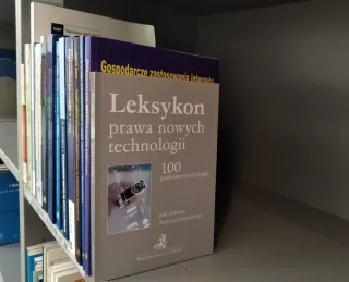 Powiększ obraz: Leksykon prawa nowych technologii w zbiorach Centralnej Biblioteki Statystycznej.