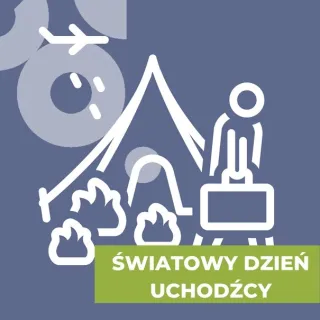 Powiększ obraz: Światowy Dzień Uchodźcy. Grafika ze strony migracje.ceo.org.pl