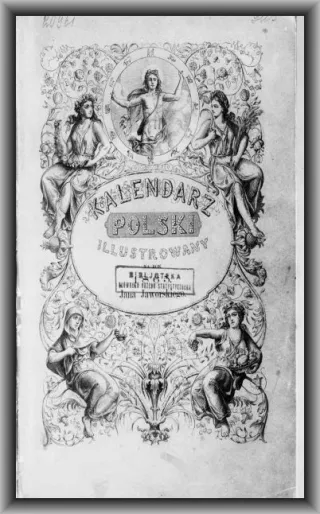 Powiększ obraz: Okładka książki Kalendarz polski illustrowany na rok zwyczajny 1865