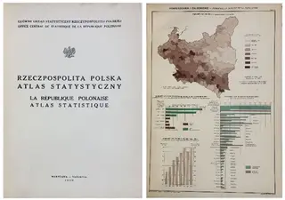 Powiększ obraz: Karty Atlasu statystycznego Polski