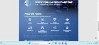 Powiększ obraz: XXXV Forum Ekonomiczne - grafika