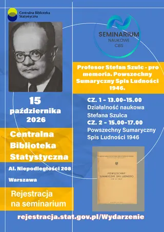 Powiększ obraz: Plakat zapraszający na seminarium naukowe